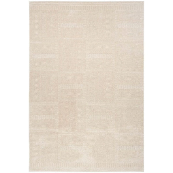 Nourison Nordic Taupe 4 ft. x 6 ft. All-over design Contemporary Area Rug