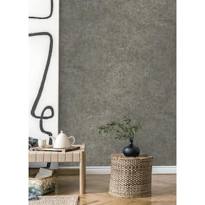 Colt Grey Charcoal Cement Textured Non-Pasted Non-Woven Wallpaper Sample