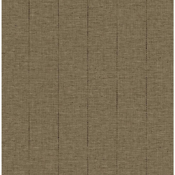 30.75 sq. ft. Song Sparrow The Wellington Striped Vinyl Peel and Stick Wallpaper