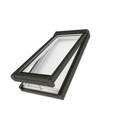 21 in. x 26-7/8 in. Manual Venting Deck-Mount Skylight with Laminated Low-E Glass