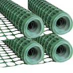 1m high x 23m Black Plastic Mesh Barrier Safety Event Fence Netting 110gsm 