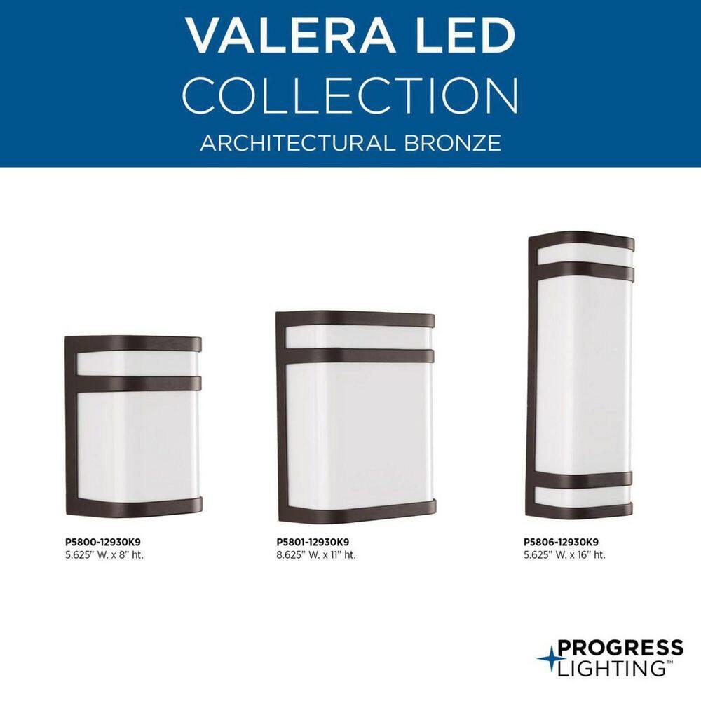 Architectural Bronze LED Outdoor Wall Lantern with Acrylic Shade