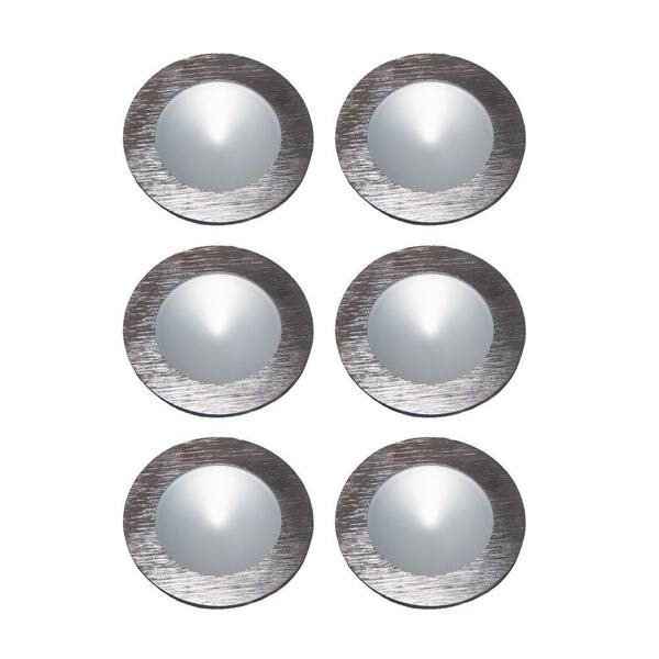 Titan Lighting Polaris LED Brushed Aluminum Puck Light Kit with Driver and Harness (6-Piece)