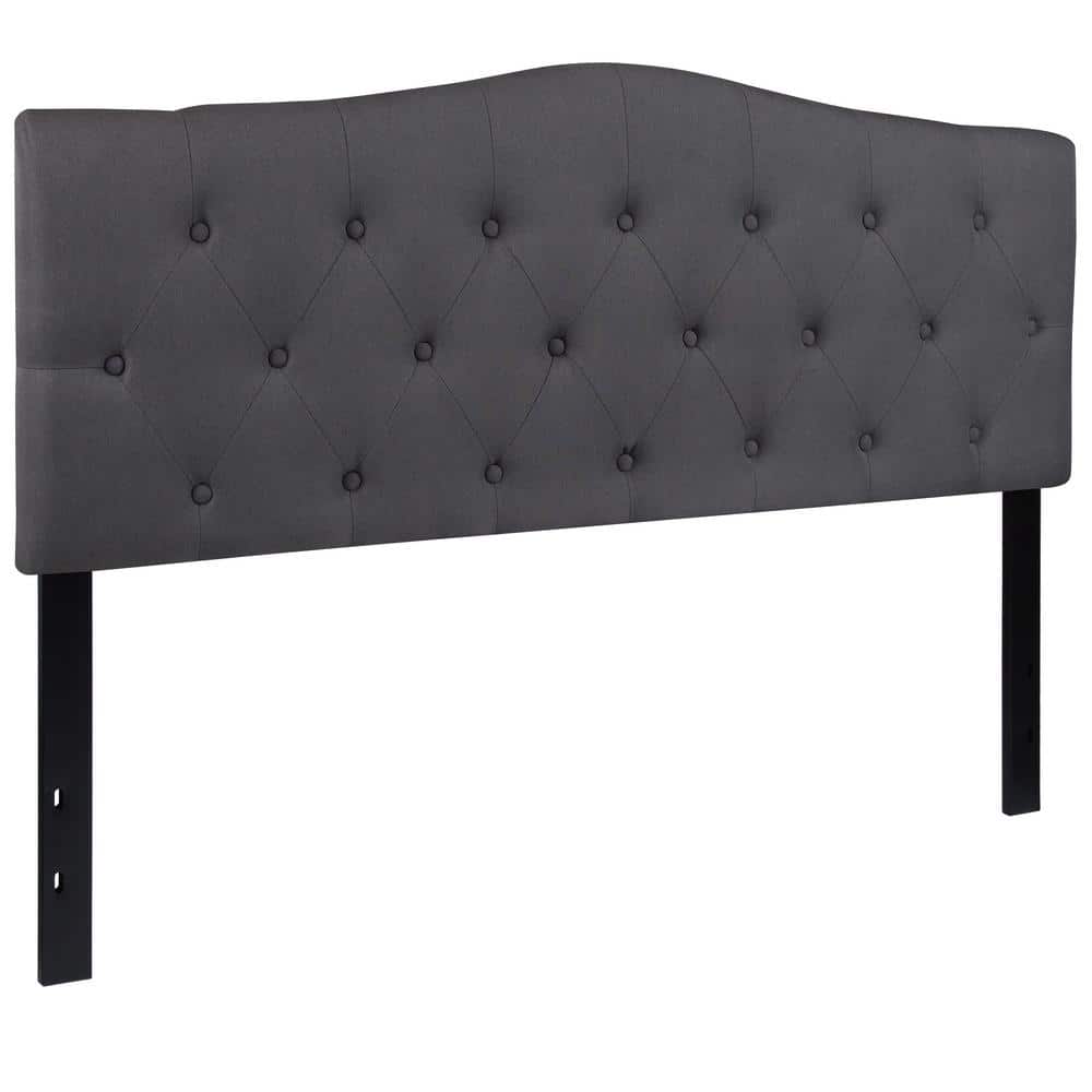 Carnegy Avenue Dark Gray Queen Headboard Panel Design CGA-HG-216011-DA-HD - The Home Depot