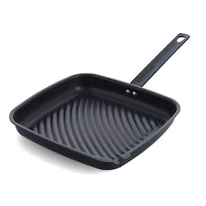 Pre-Seasoned 10 " Carbon Steel Square Grill Frying Pan