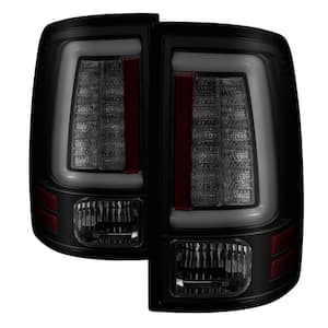 Dodge Ram 1500 13-18 / Ram 2500/3500 13-18 LED Tail Lights -( Not Compatible With Incandescent Model ) - Black Smoke