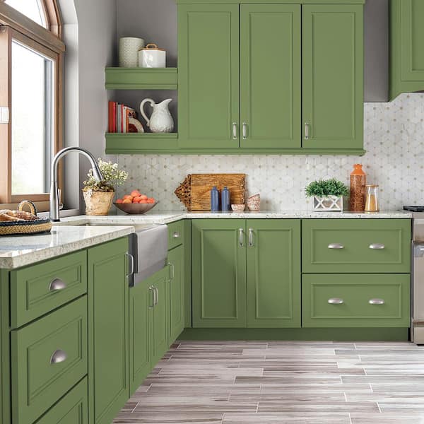 1 qt. #M370-5 Agave Plant Satin Enamel Interior/Exterior Cabinet, Door & Trim Paint