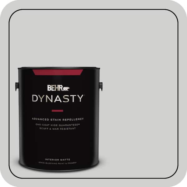BEHR DYNASTY 1 gal. #N520-1 White Metal Matte Interior Stain-Blocking Paint & Primer