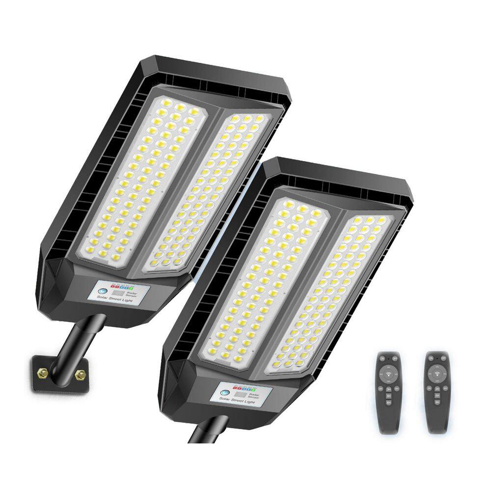 7000K LED Solar Street Work Light Solar Powered Motion Sensor Remote Control IP66 2 Pack price history on PriceWatchPro