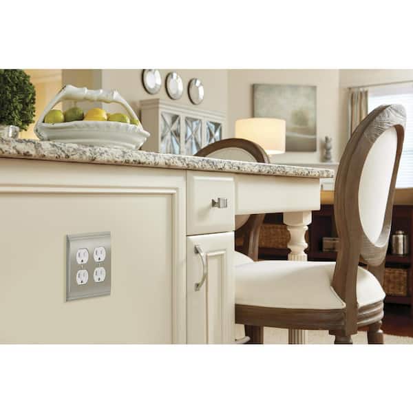 Candler 3-3/4 in. (96mm) Classic Satin Nickel Arch Cabinet Pull