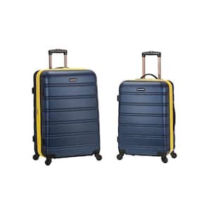 Melbourne Expandable 2-Piece Hardside Spinner Luggage Set, Navy