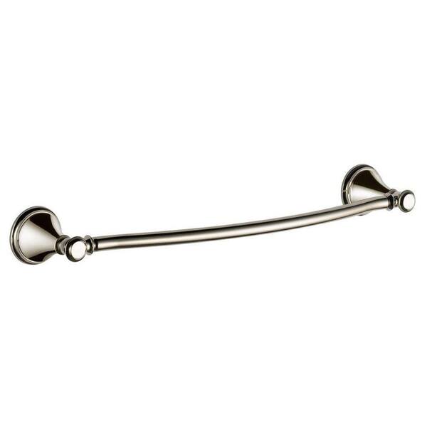 Delta Cassidy 18 in. Wall Mounted Single Towel Bar in Polished Nickel