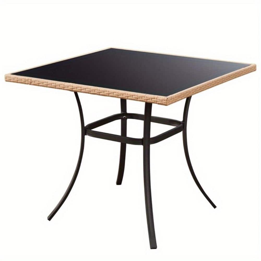Cisvio 35 in. Square Terrace Table Seating 4 TMHJ1472875 - The Home Depot
