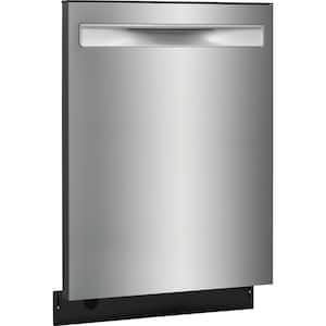 24 in. Top Control Built-In Tall Tub Dishwasher in Stainless Steel with 5-cycles and DishSense Technology