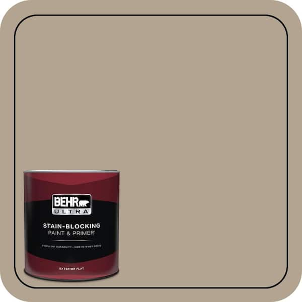 BEHR ULTRA 1 qt. #T11-7 Fretwire Flat Exterior Paint & Primer
