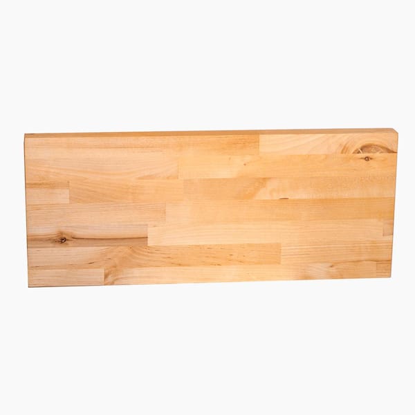 Sparrow Peak Vertical Grain 60-in x 30-in x 1-in Uv Finished Natural  Straight Butcher Block Bamboo Countertop in the Kitchen Countertops  department at