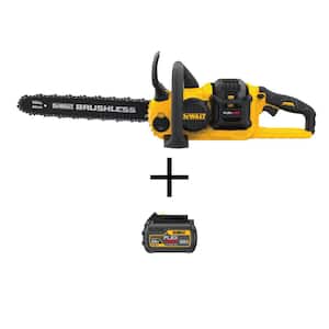 60V MAX 16in. Brushless Battery Powered Chainsaw Kit with (2) FLEXVOLT Batteries & Charger
