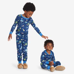 Company Organic Cotton Matching Family Pajamas Kid's 10-Space Pajama Set