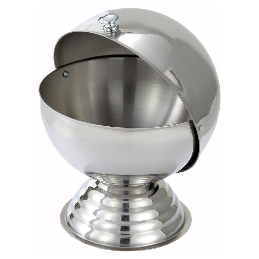 Winco 20 fl. oz. Silver Stainless Steel Sugar Bowl