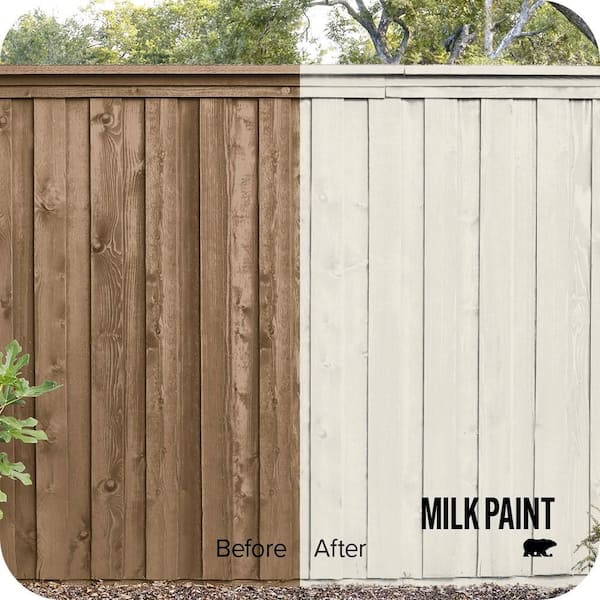 5 gal. #N330-1 Milk Paint Solid Color House and Fence Exterior Wood Stain