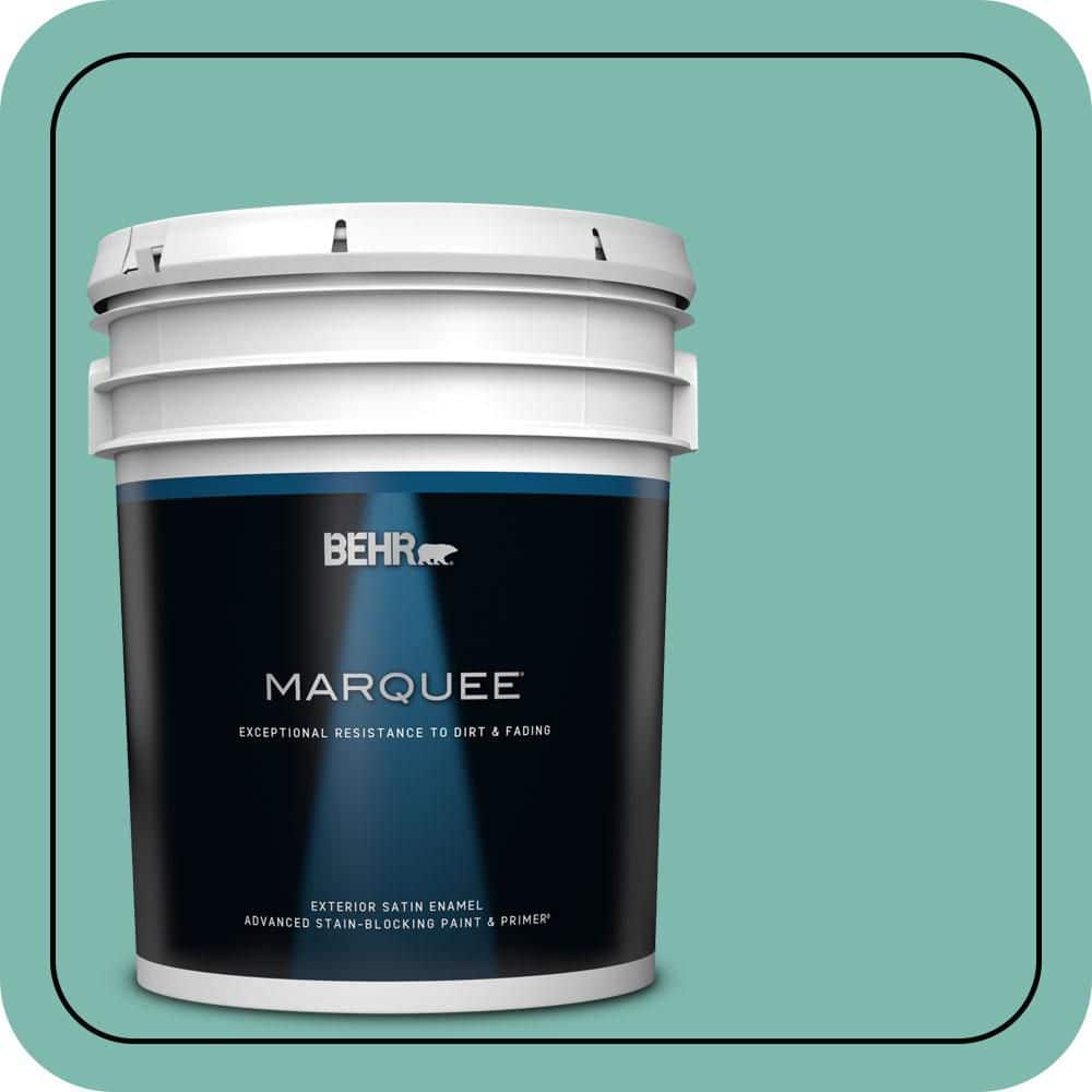 5 gal. #490D-5 Winter Surf Satin Enamel Exterior Paint & Primer price history on PriceWatchPro