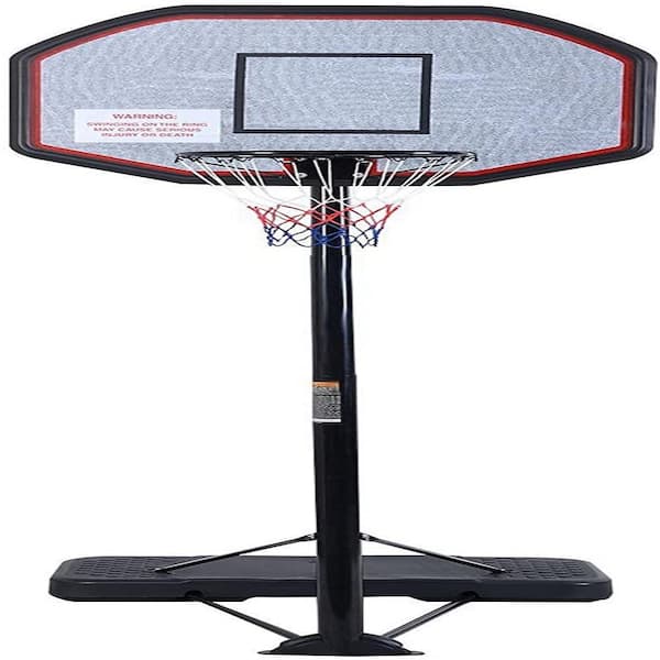 HOTEBIKE 43 in. Outdoor Portable Impact Basketball System with Height Adjustment