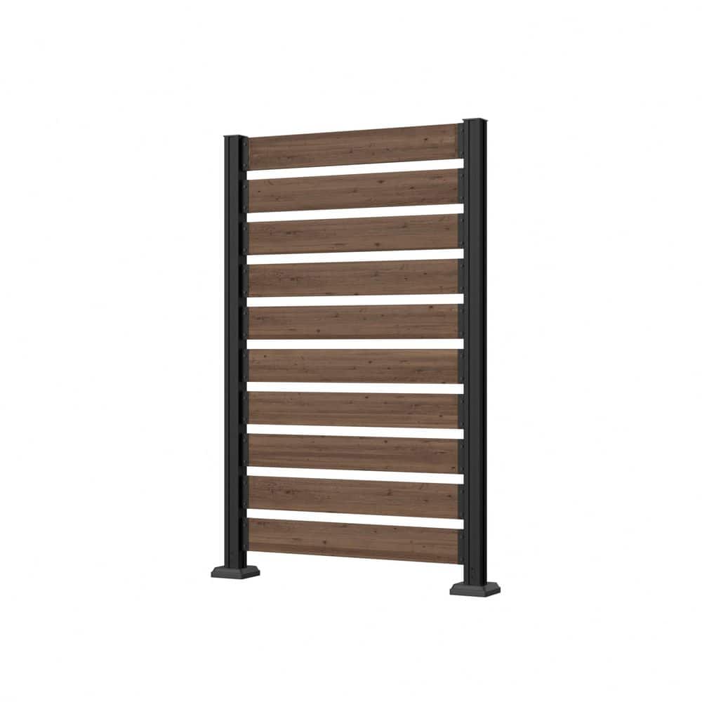 5 ft. x 3.3 ft. (1-Panel) Outdoor Fir Wood Flat Top Privacy Fence Screen with Metal Stakes for Soft and Hard Ground price history on PriceWatchPro
