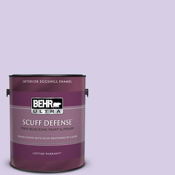 BEHR ULTRA 1 gal. #640A-3 Potentially Purple Extra Durable Eggshell Enamel Interior Paint & Primer
