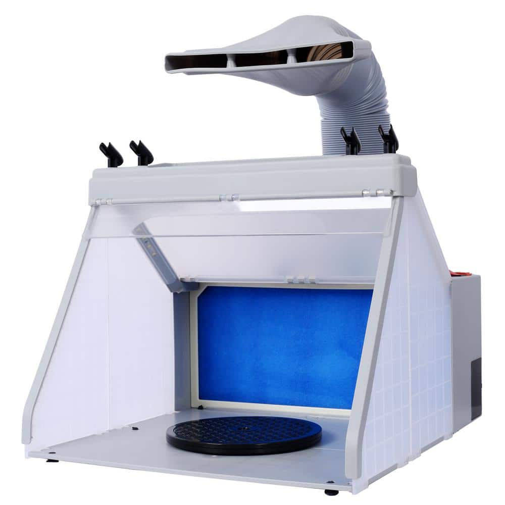 Portable Airbrush Spray Booth Kit with 3 LED Lights, 4-Airbrush Holders and 1-Paint Holder price history on PriceWatchPro