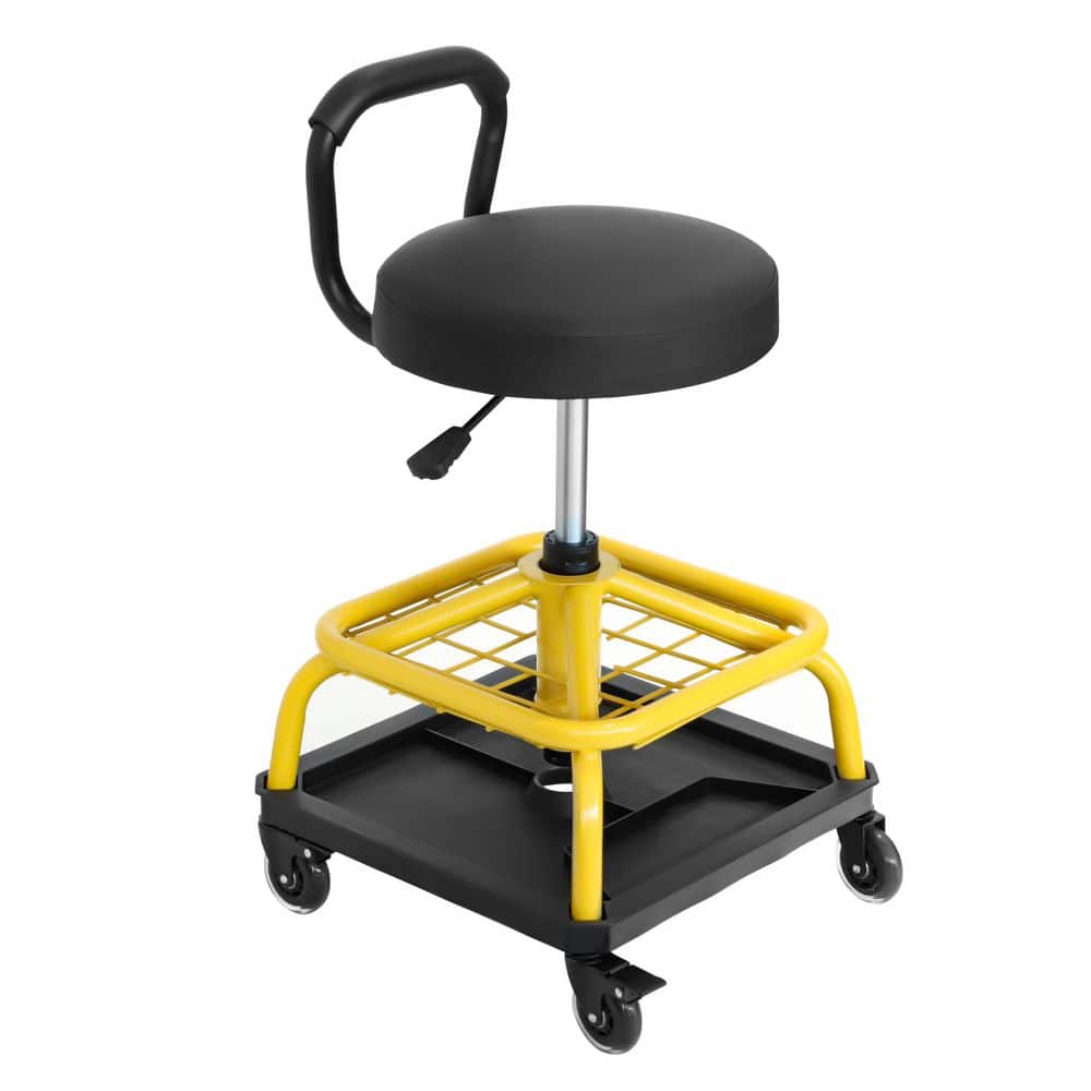 BRIDGELAND 25 in. Adjustable Height 360° Swivel Rolling Mechanic