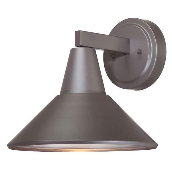the great outdoors by Minka Lavery Bay Crest 1-Light Dorian Bronze Outdoor Wall Lantern Sconce