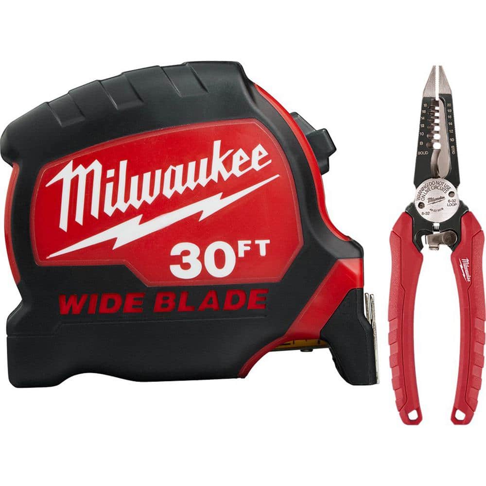 30 ft. Milwaukee Tape Measure with Fractional Scale 48-22-6630