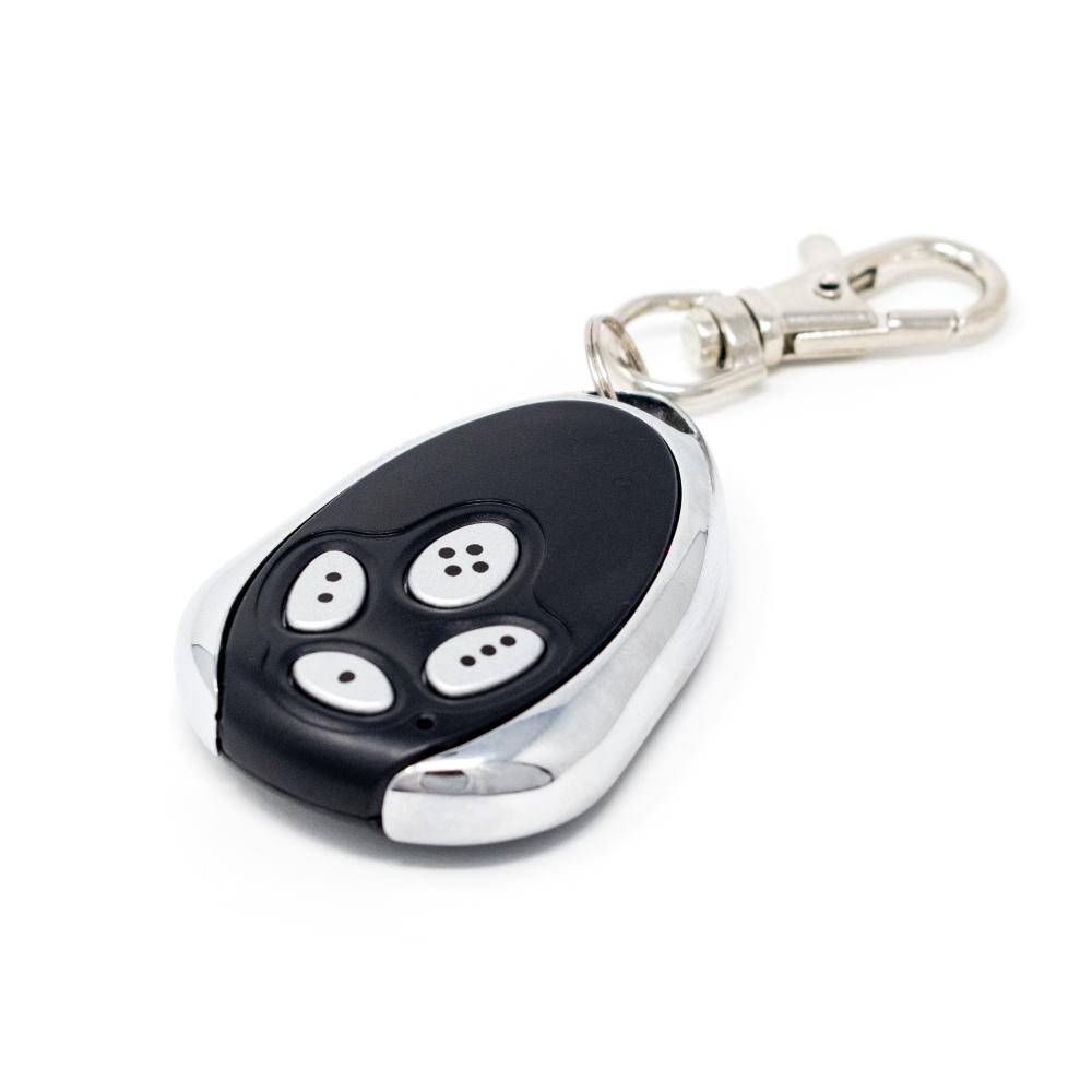 Black and Silver Remote Control for Sliding Gate Openers