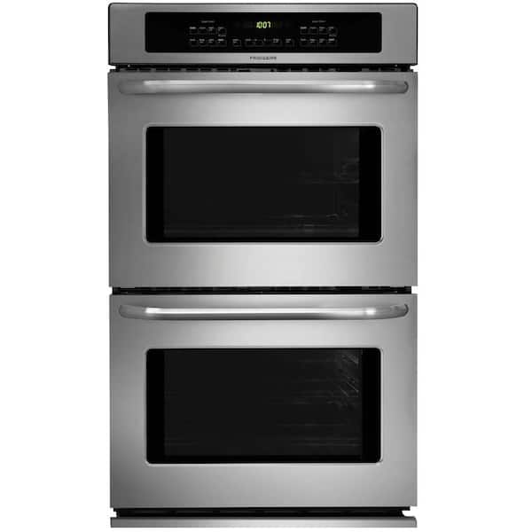 Frigidaire 27 in. Double Electric Wall Oven Self-Cleaning in Stainless Steel