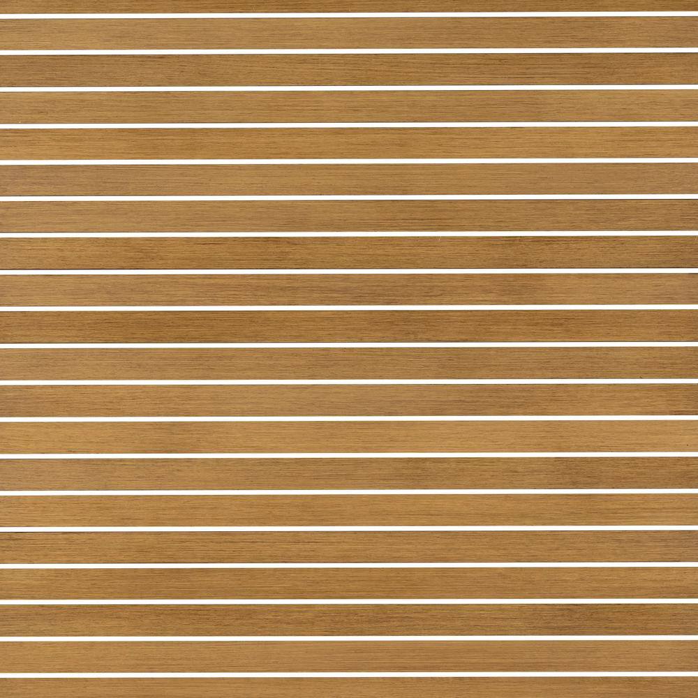 Privadesa 4 x 6 ft. Aluminum Privacy Screen with Wood Effect Finish