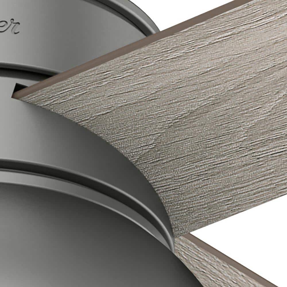 Loki Matte Silver 52" Ceiling Fan with LED Light Kit