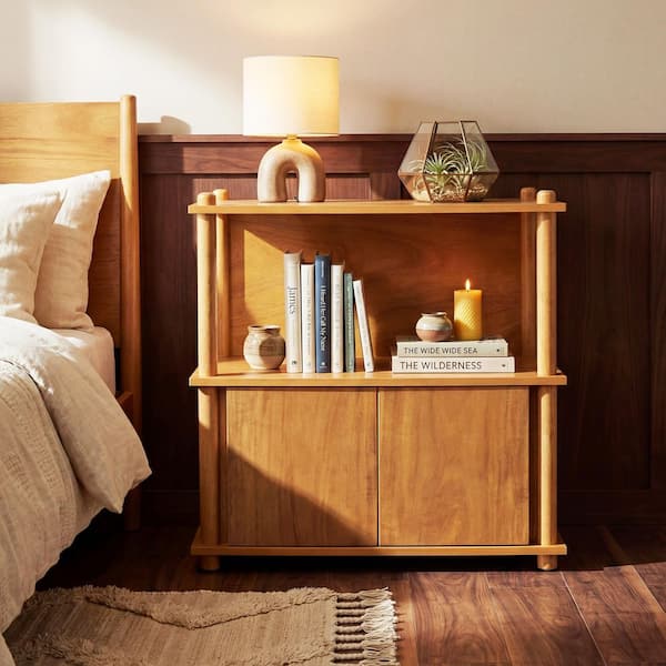 CHRISTOPHER KNIGHT HOME Aleka Natural Rectangle Wood Nightstand