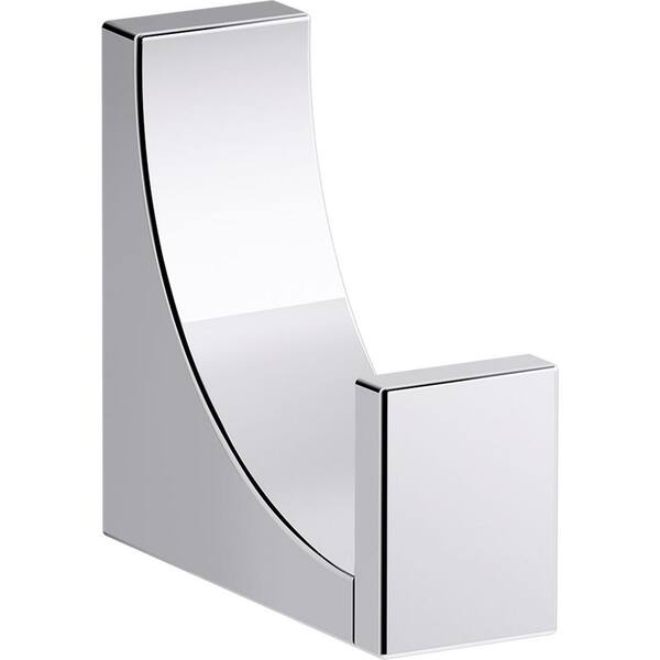 KOHLER Minimal J-Hook Robe Hook in Matte Black