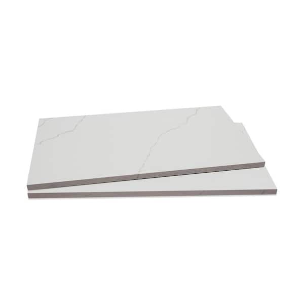 MSI Miraggio Gray 2 cm. x 13 in. x 24 in. Matte Porcelain Eased Edge Pool Coping (4.33 sq. ft. /Case)