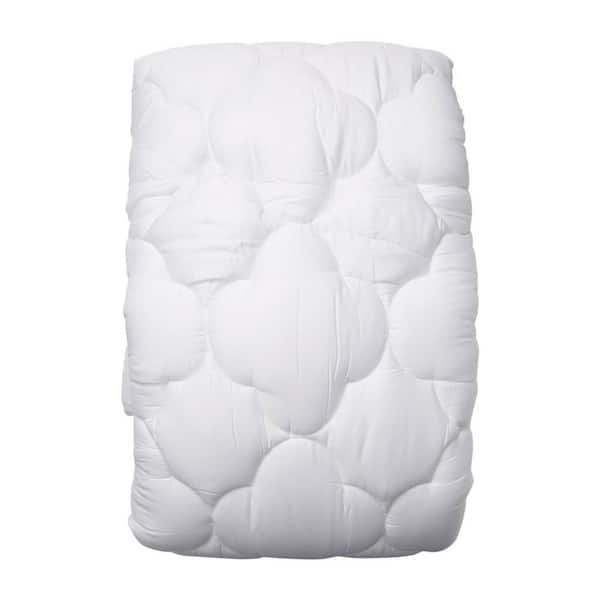 ELLA JAYNE Fluffy Clouds 2 in. Full 100% Cotton Loft Fiber Mattress Pad