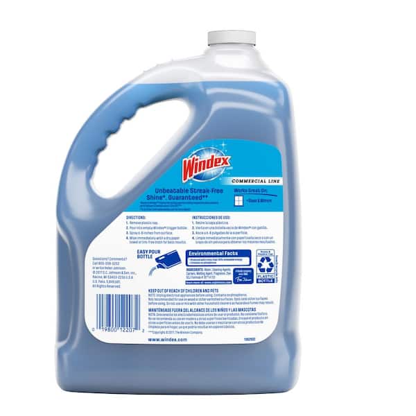 Windex Glass Cleaner Concentrate Starter Pack, Re-Usable Trigger Bottle And  Two 2.9 Ounce Refills 