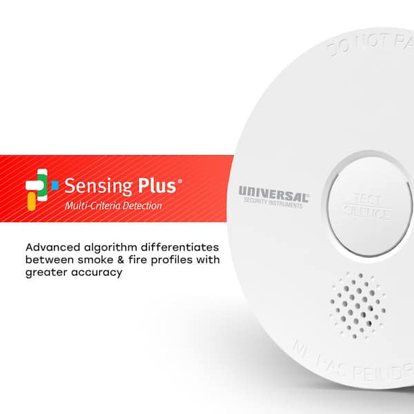 6-Pack 9-volt-Battery Smoke Detectors At