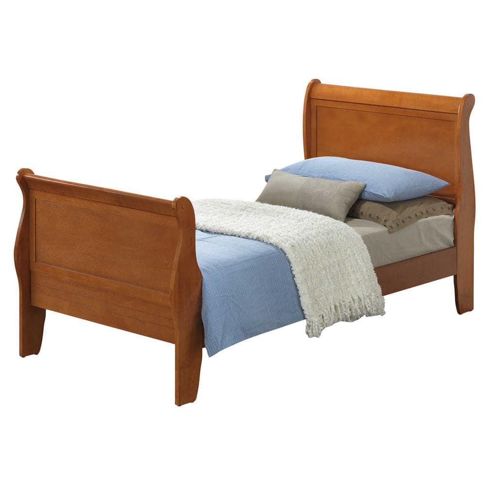 Passion Furniture Louis Philippe Sleigh Bed - Twin -  PF-G3160A-TB