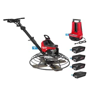 MX FUEL Lithium-Ion Cordless 36 in. Walk-Behind Trowel Kit with MX FUEL Lithium-Ion REDLITHIUM XC406 Battery Pack