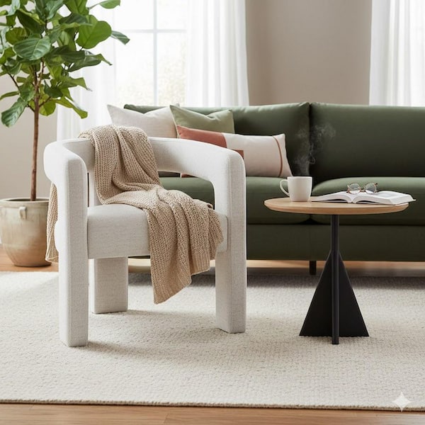 28 in. H Beige Fabric Arm Chair Set of 2 with home furniture arm chair designed for versatile appeal