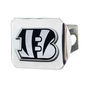 NFL - Cincinnati Bengals 3D Chrome Emblem on Type III Chromed Metal Hitch Cover