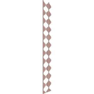 Marrakesh 94 in. H x 0.25 in. W Slatwall Panels in Walnut 12-Pack