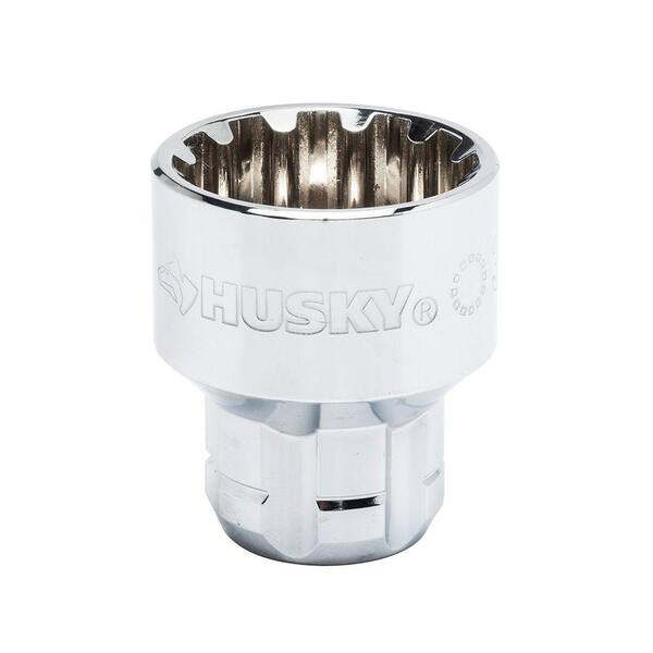Husky 1/2 in. Drive 1-3/16 in. Universal Pass Through Socket