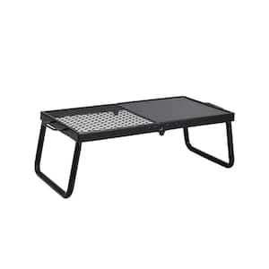 22.4 x 11.2 in. Steel Outdoor Folding Campfire Grilling Rack - (1-Pack)