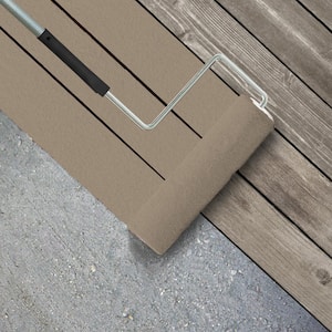 1 gal. #PFC-33 Washed Khaki Textured Low-Lustre Enamel Interior/Exterior Porch and Patio Anti-Slip Floor Paint